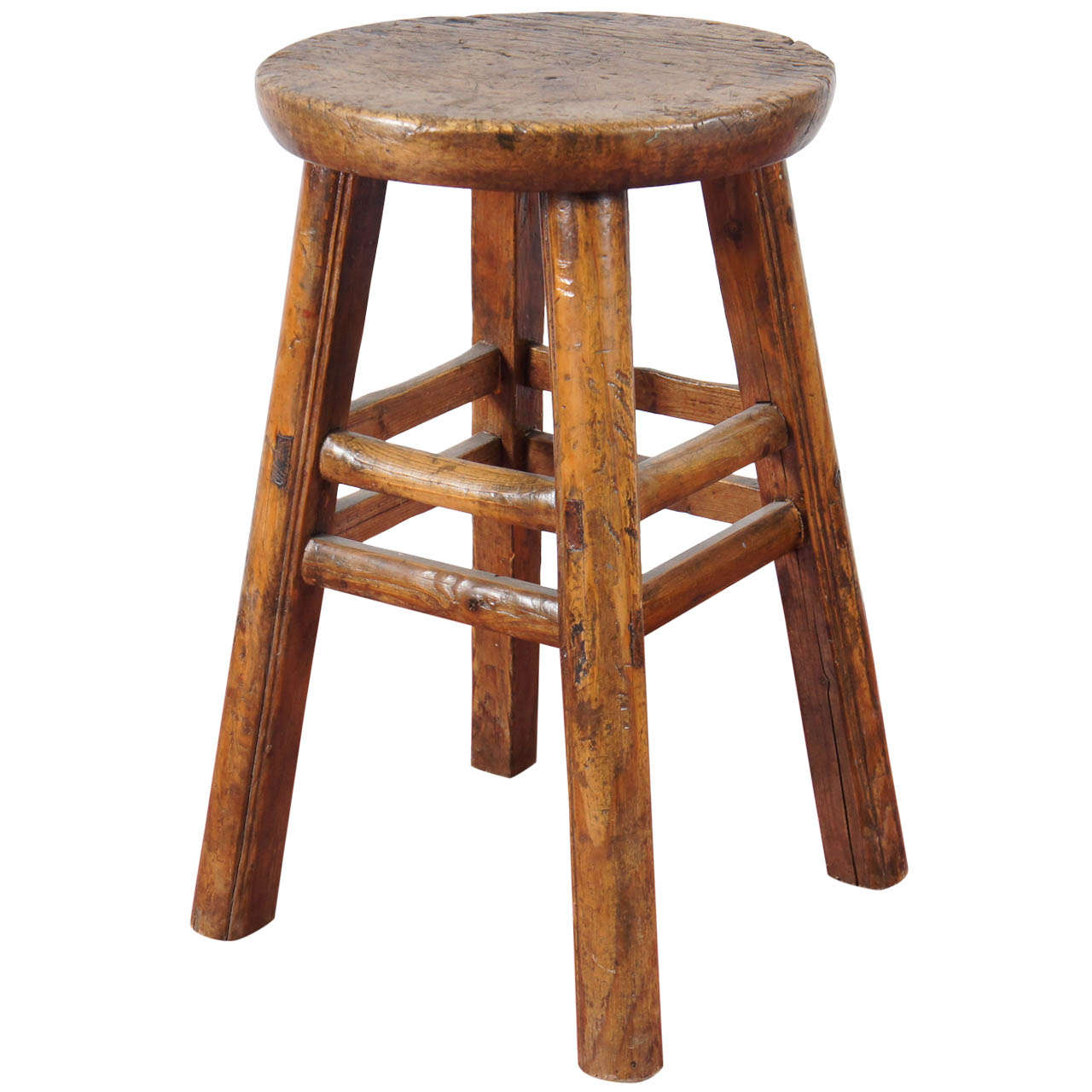 Antique Chinese Country Stool