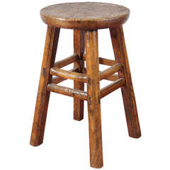 Antique Chinese Country Stool
