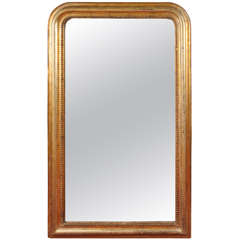 19th C. Continental Gilt Wood Mirror