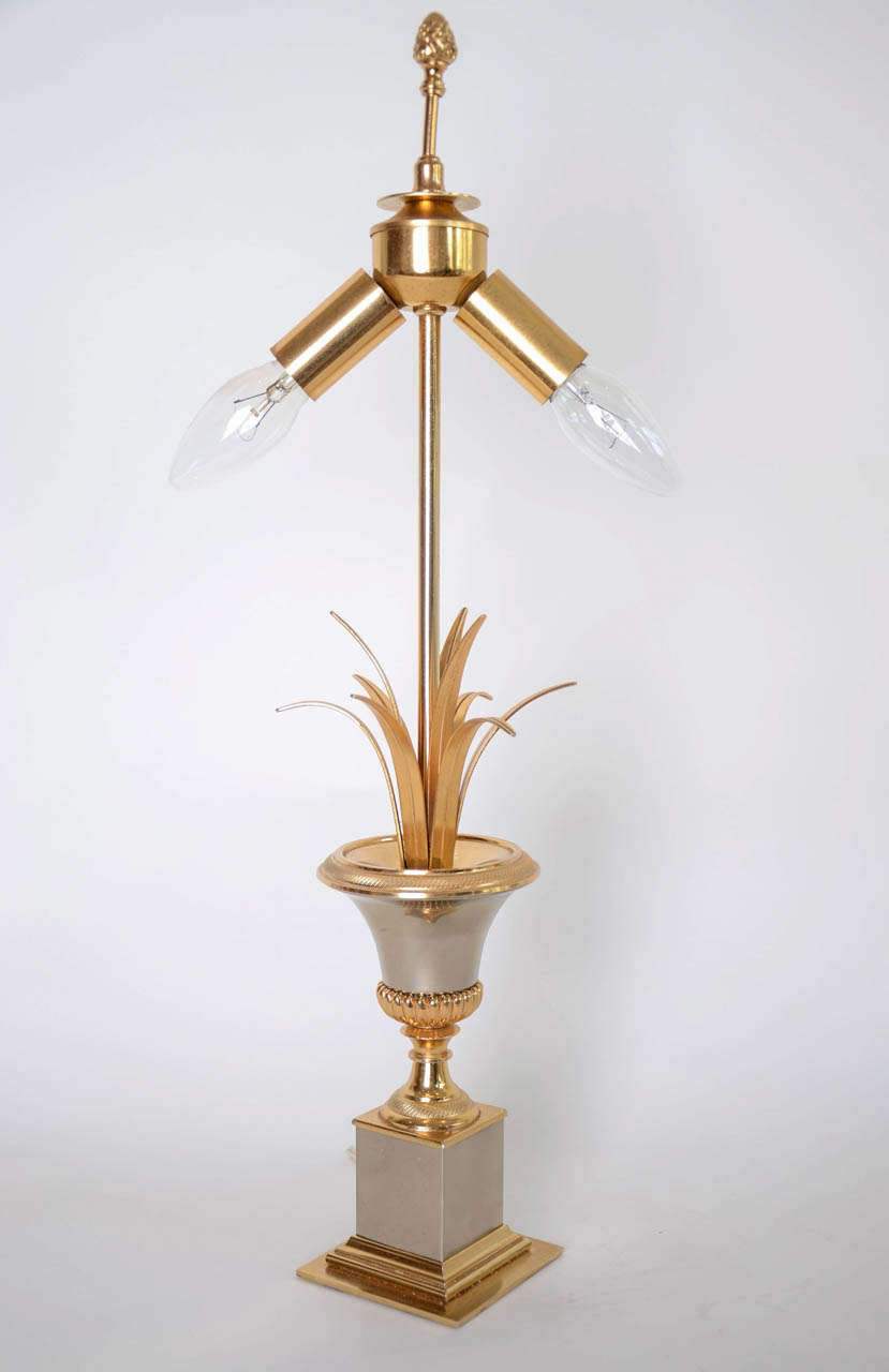 Late 20th Century Pair of Maison Charles Table Lamps
