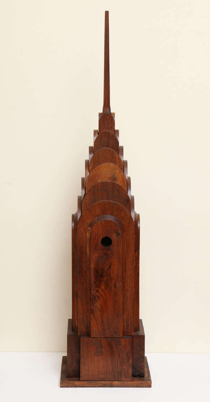 Large Wooden Sculpture of the Chrysler Building 2