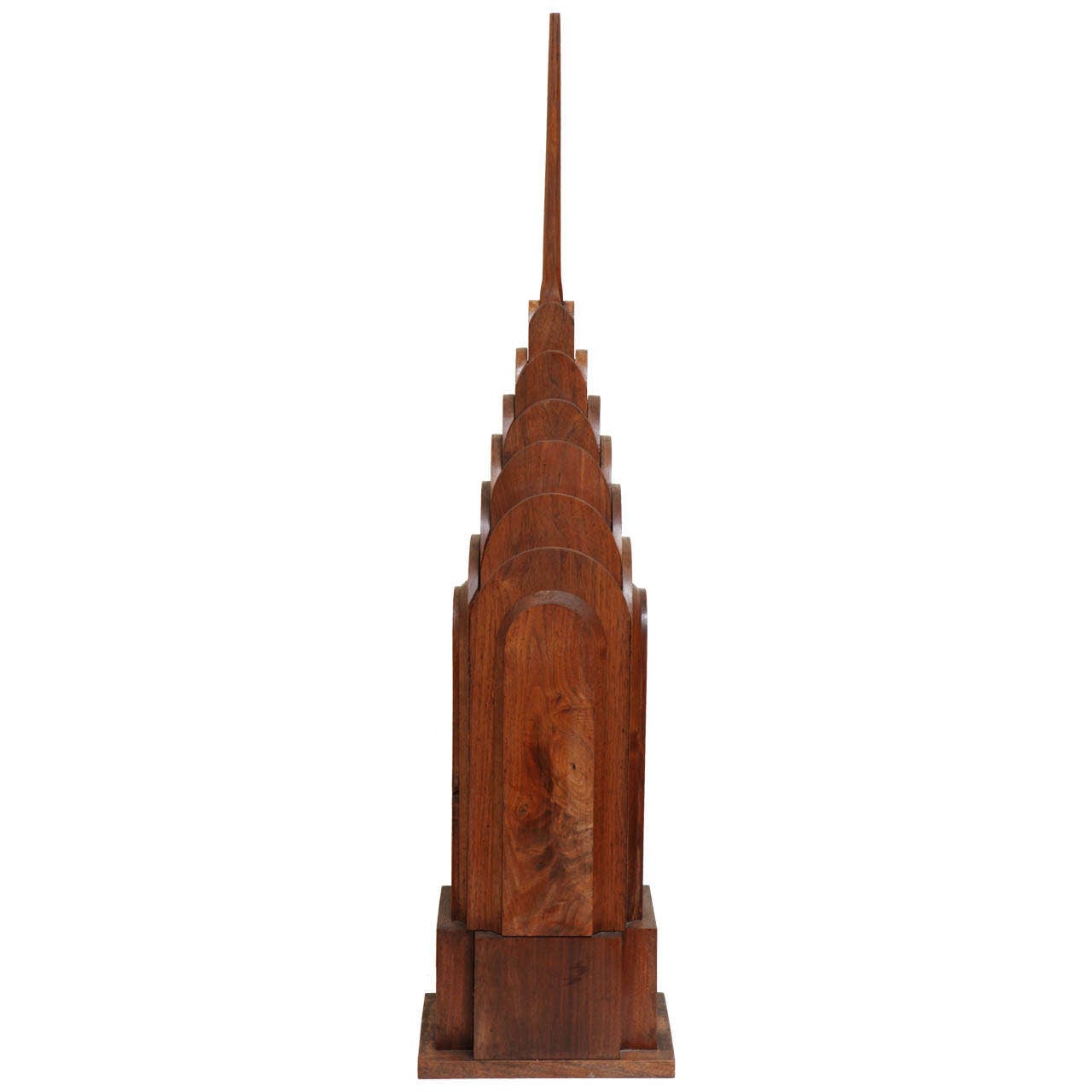 Large Wooden Sculpture of the Chrysler Building