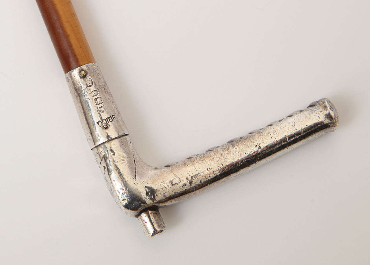 Rare High Quality Sterling Silver Cat Riding Crop & Children's Riding Crop by Brigg 3