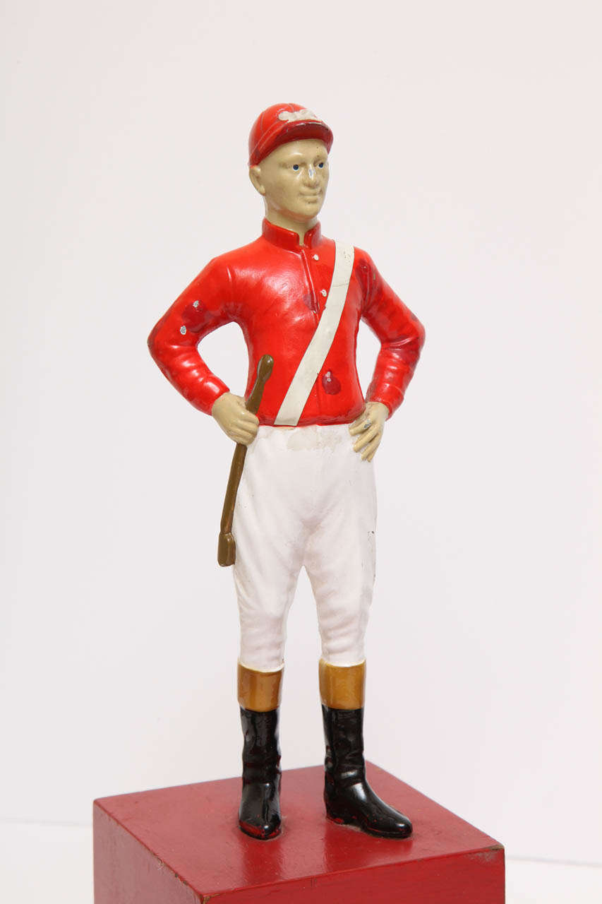 American Assortment of Enameled Lawn Jockey Statues