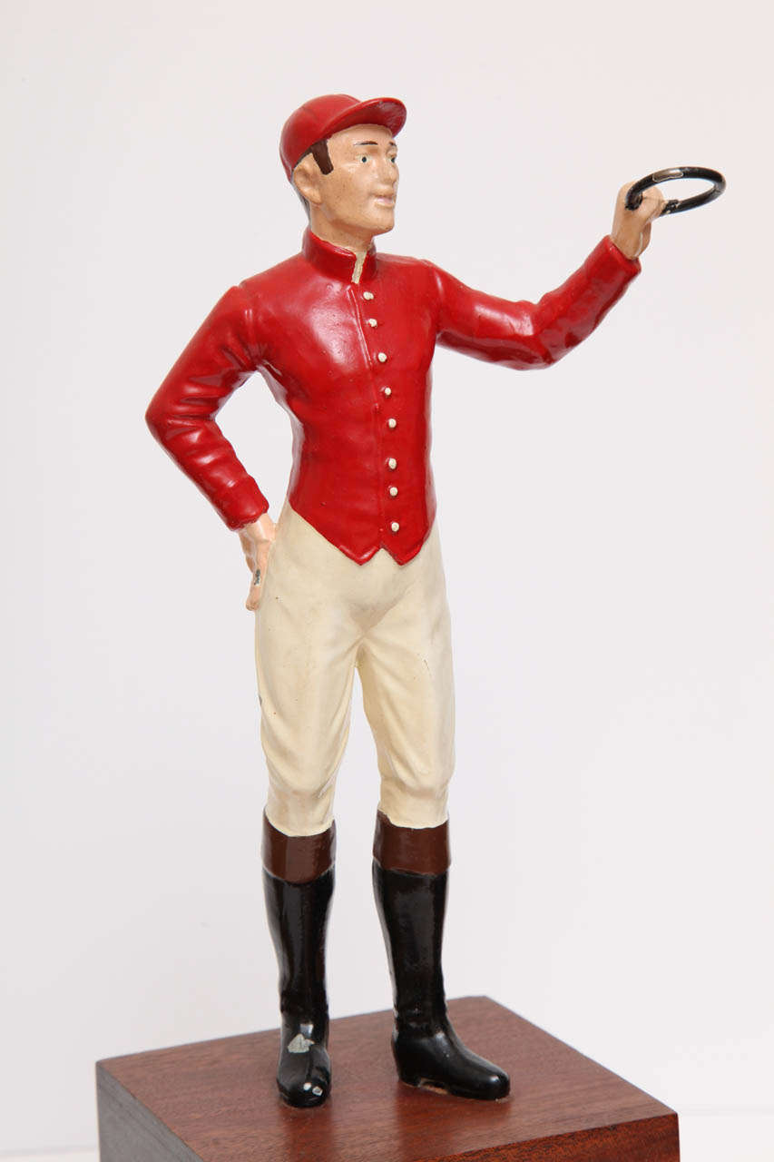 Assortment of Enameled Lawn Jockey Statues at 1stDibs