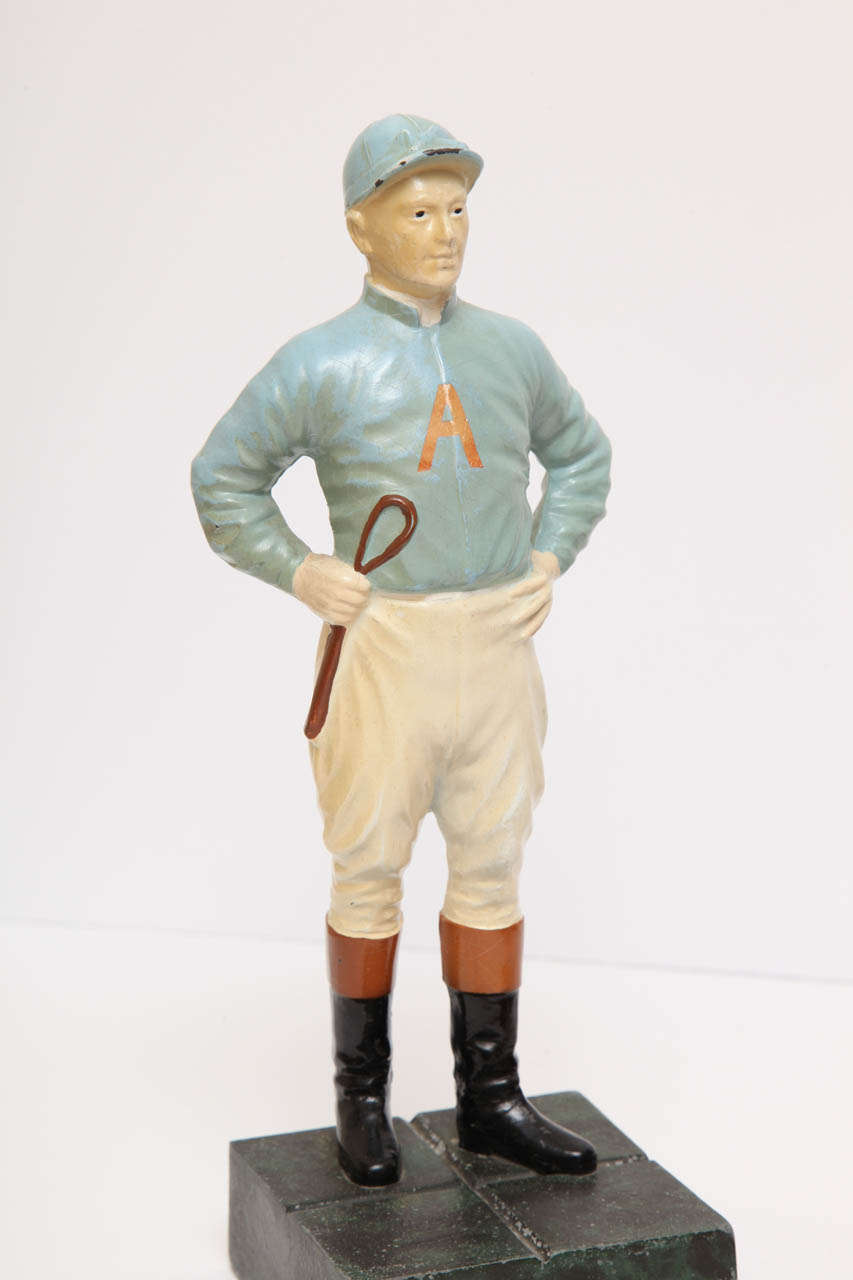 Assortment of Enameled Lawn Jockey Statues at 1stDibs