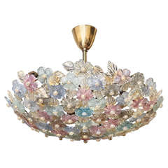 Seguso Chandelier Made in Venice 1950