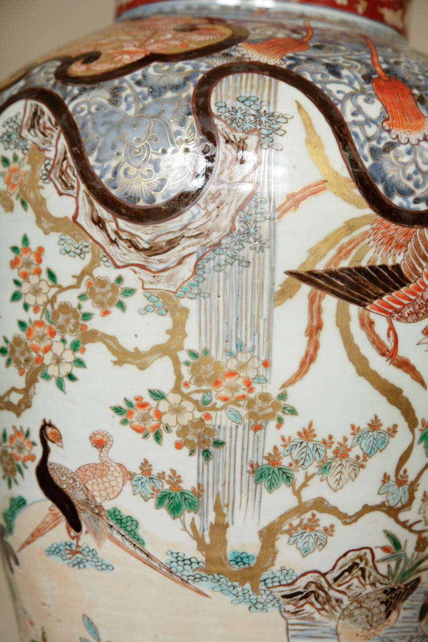Porcelain  Early 18th Century Japanese Imari Vase