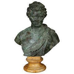 Late 18th Century to Early 19th Century Grand Tour Bronze of Faun