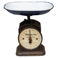 Antique English Grocery Store Scale