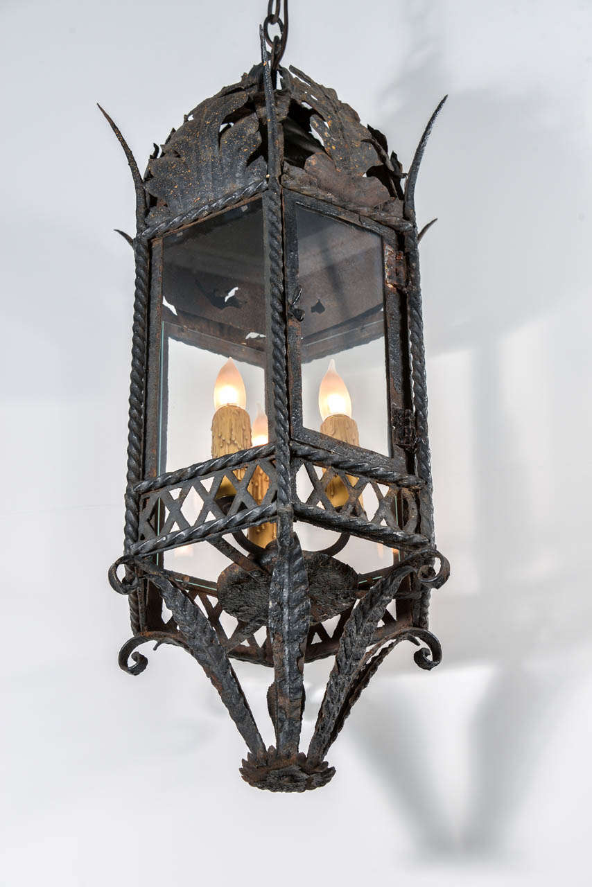 Large 19th Century Spanish Lantern 1