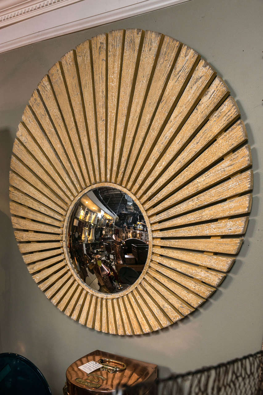 Belgium Style Convex Mirror In Excellent Condition In Stamford, CT