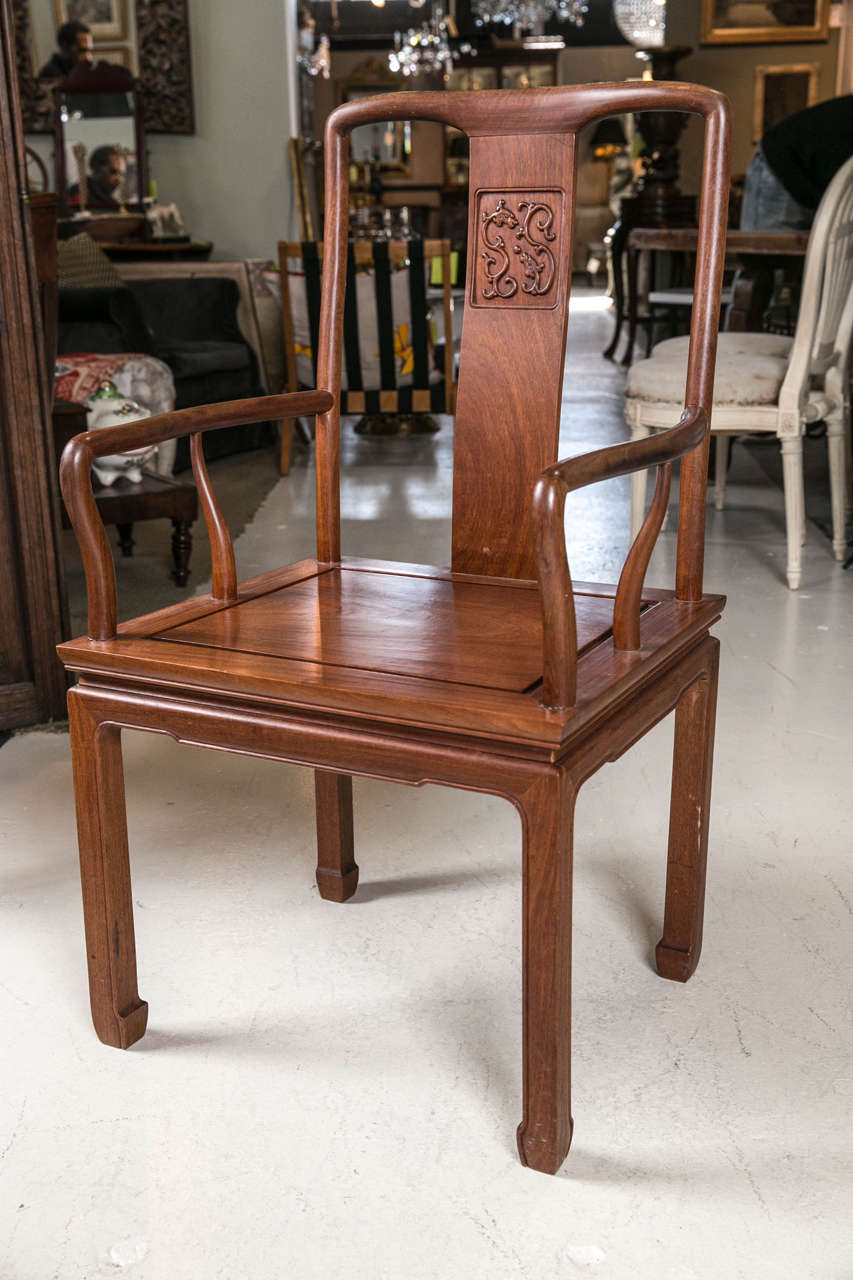 Set of 12 Chinese campherwood Chairs In Good Condition In Stamford, CT