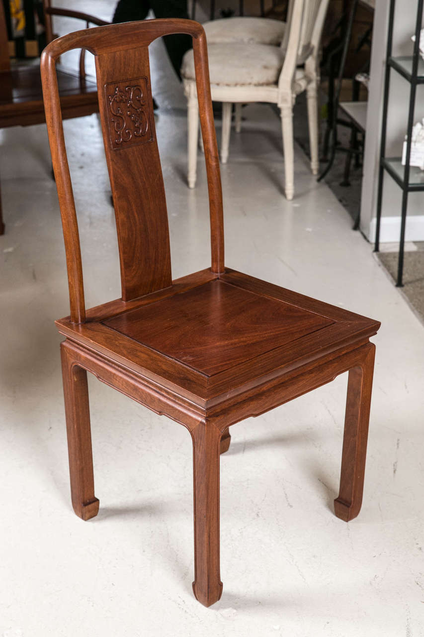 Set of 12 Chinese campherwood Chairs 3