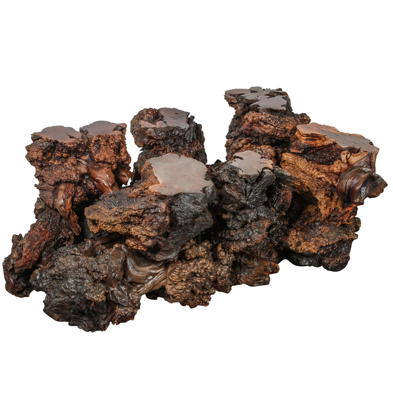 Burled Root Table Base For Sale