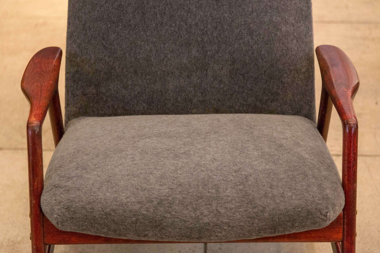 Alf Svensson High Back Chair, Denmark, 1960 1