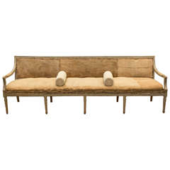 Large Gustavian Sofa, Sweden, 18th Century