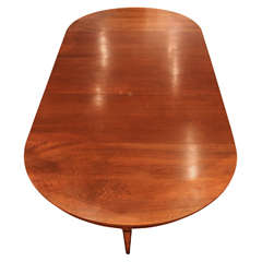 Large Late 18th Century, French Oval Extending Walnut Dining Table 11