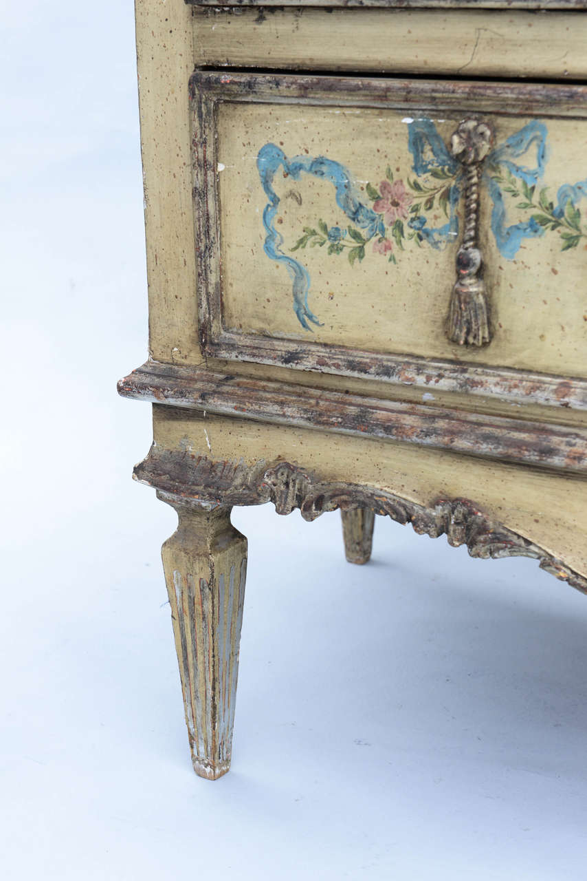 Fine Hand-Painted Venetian 19th Century Secretaire For Sale 6