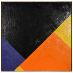 Mid-Century Painting by G. Anderson, Titled “Summer Night"