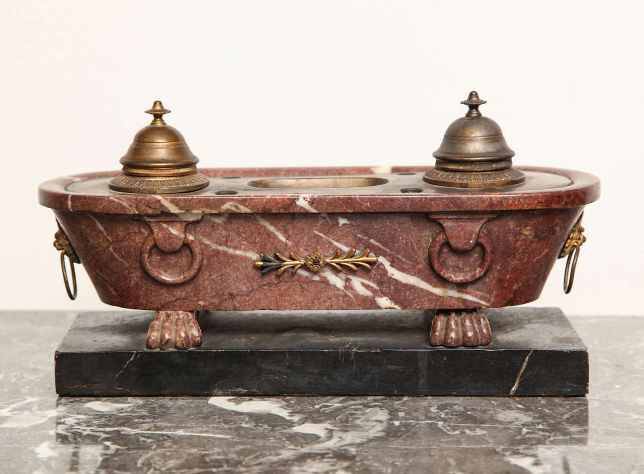 marble inkwell