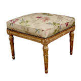 A Very Fine Louis XVI Giltwood Tabouret/stool