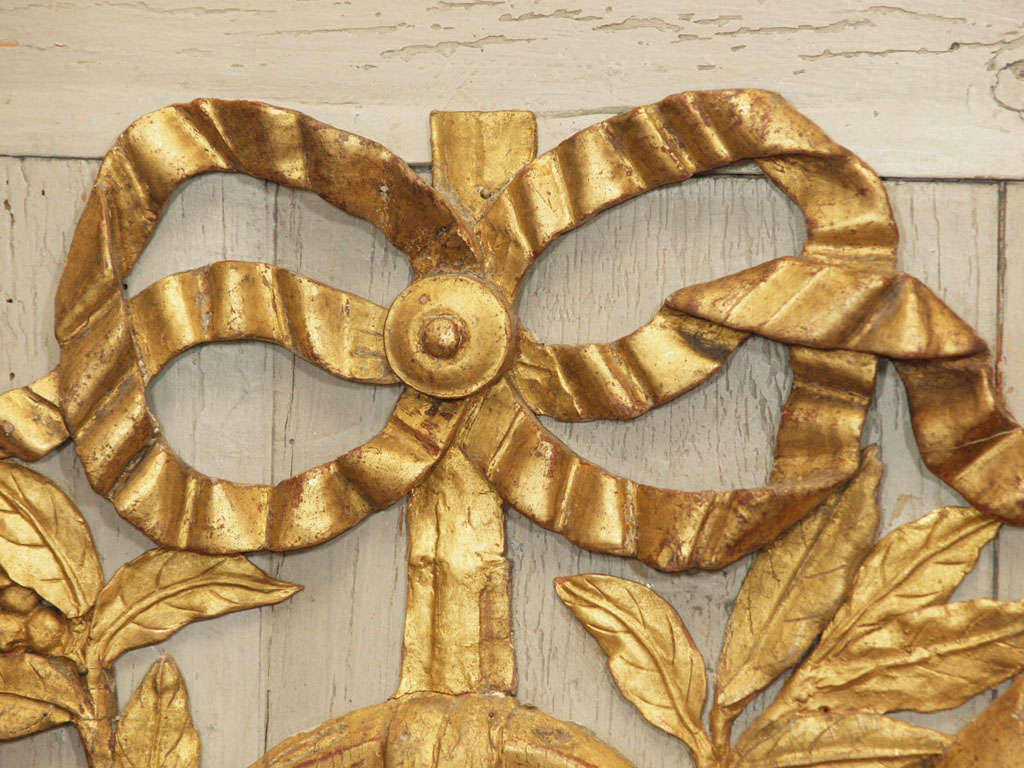 French Giltwood Cartouche