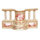 Painted porcelain mantle-piece