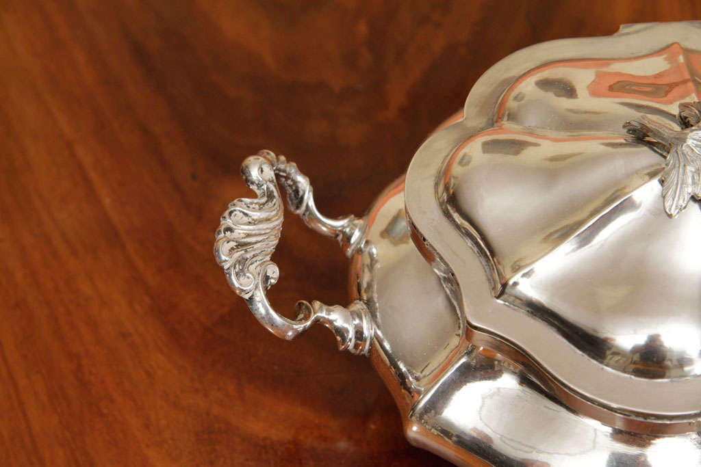 Silver Russian silver sugar bowl For Sale
