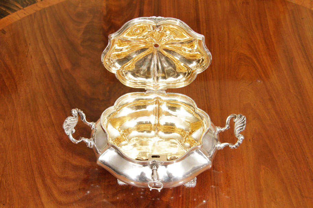 Russian silver sugar bowl For Sale 1