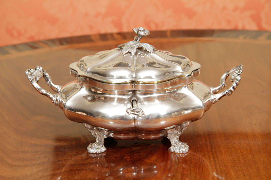 Russian silver sugar bowl For Sale 3