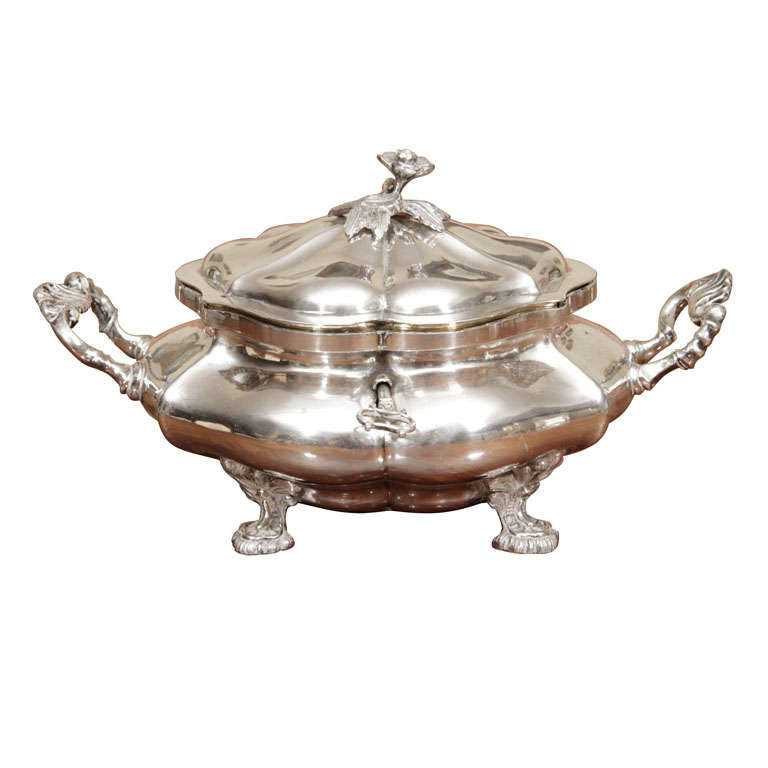 Russian silver sugar bowl For Sale