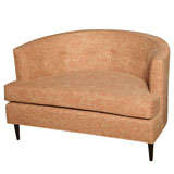 Large Barrel Back Chair / Settee
