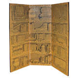 Fornasetti Style Three-Panel Screen 7