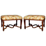 Antique Pair of Georgian Style Benches