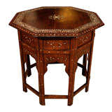 A Large Indian 19th Century Rosewood Occasional Table