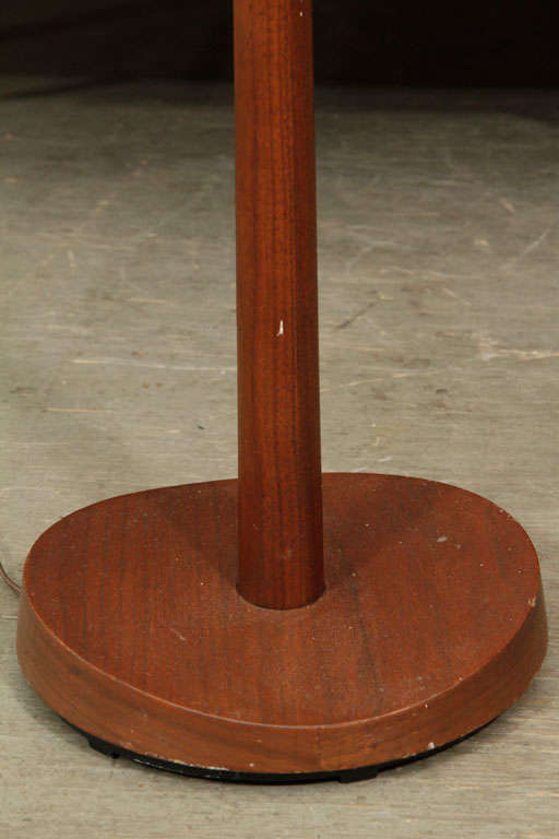 Scandinavian Modern Laurel Teak Floor Lamp