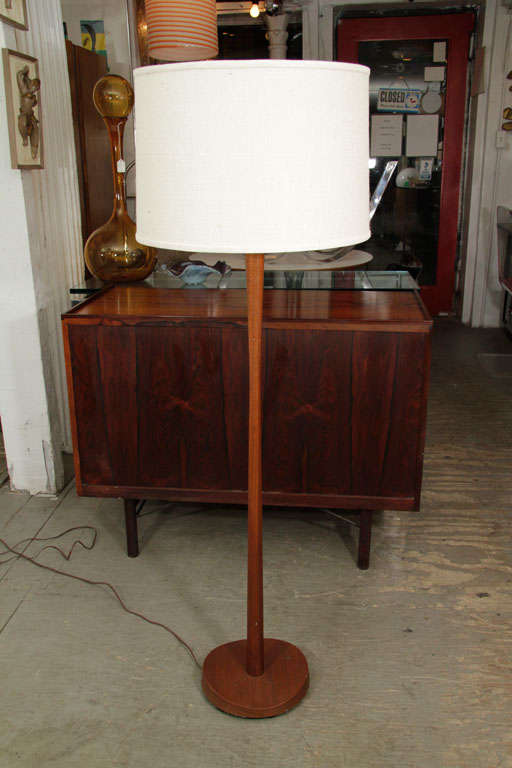 20th Century Laurel Teak Floor Lamp
