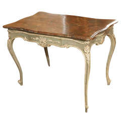 Painted Regence writing table