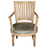 Single Italian painted chair Antique Single Italian painted chair