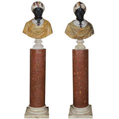 Pair of Marble Moors