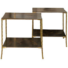 Pair Of Maison Bagues Chinoiserie Side Tables