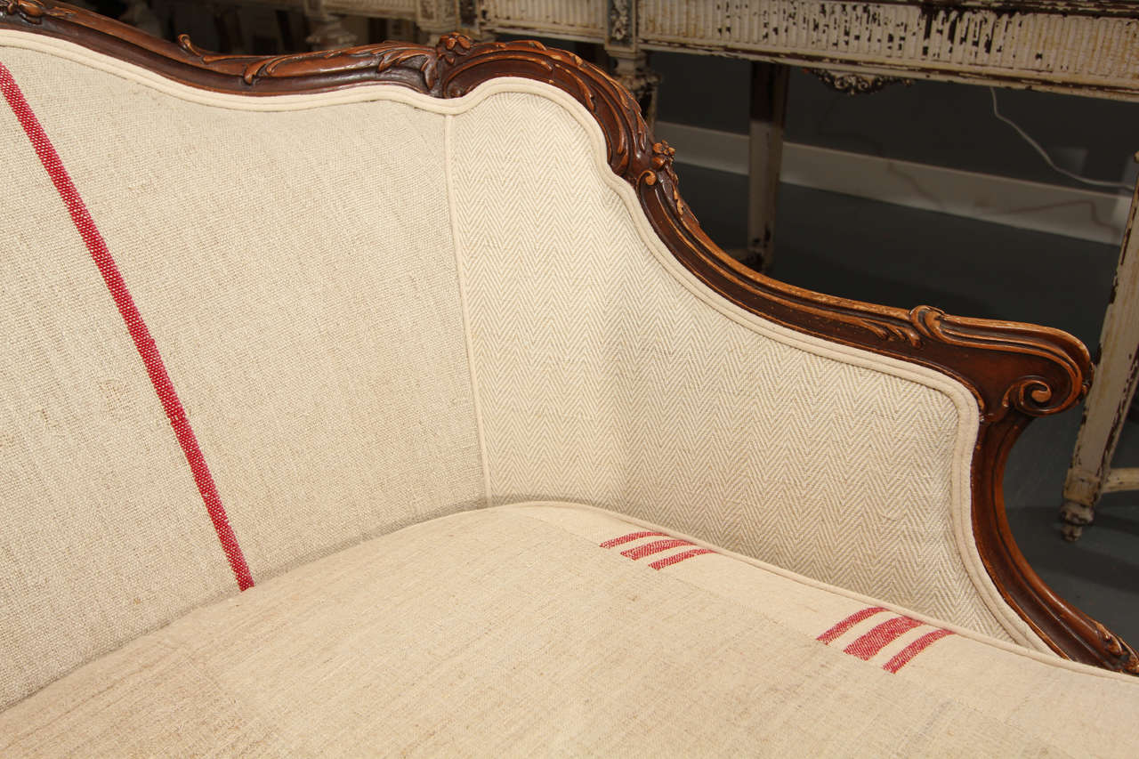 French Settee in Grainsack 2