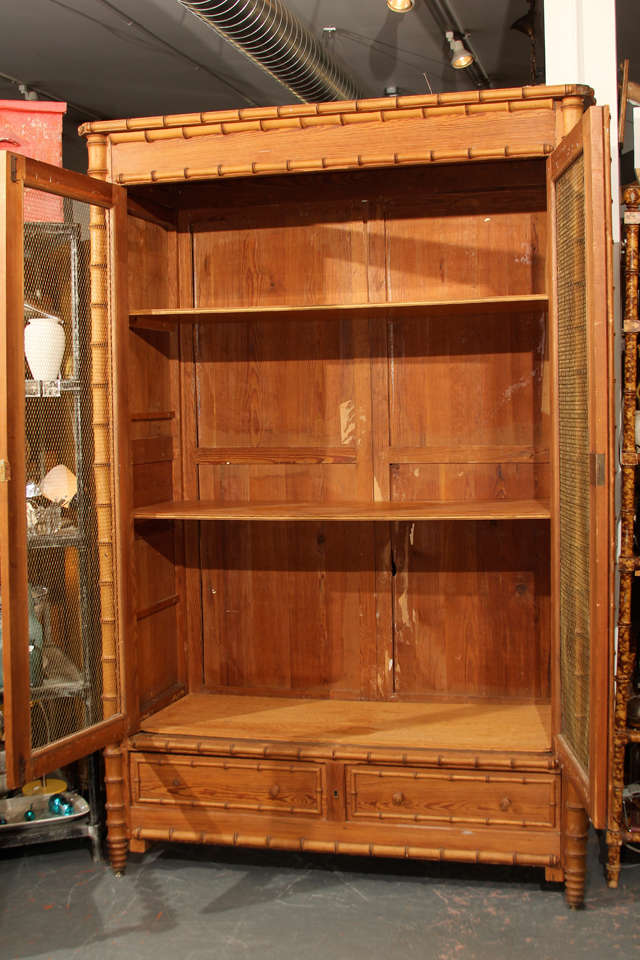 Faux Bamboo Cabinet 4