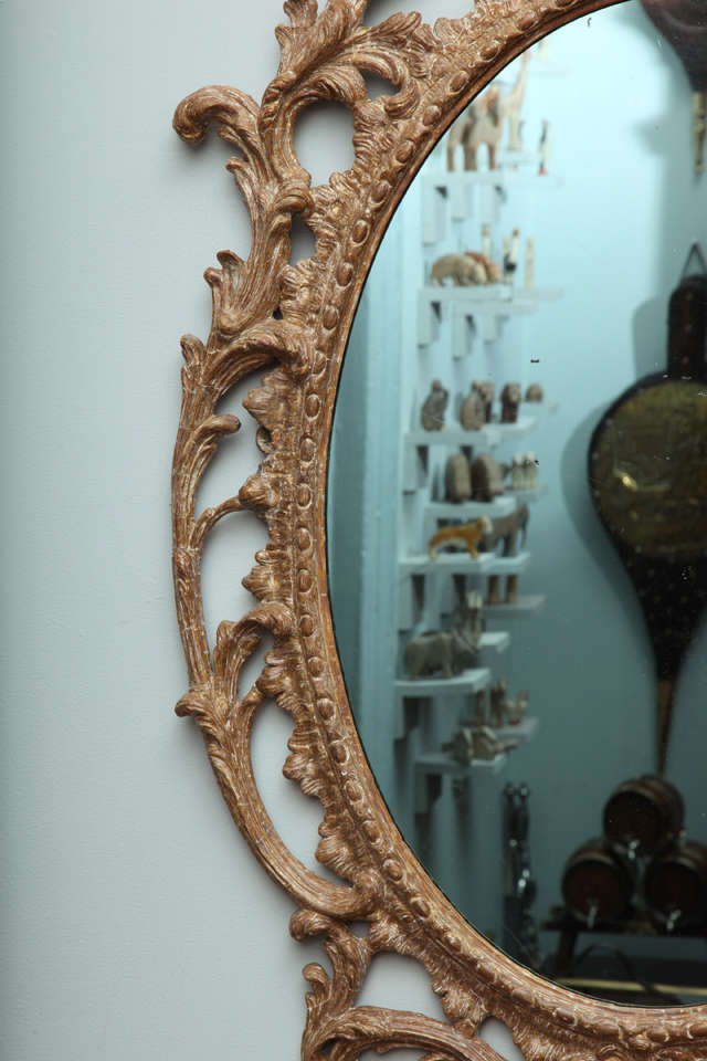 George III Gilt Carton Pierre Mirror In Excellent Condition In Greenwich, CT