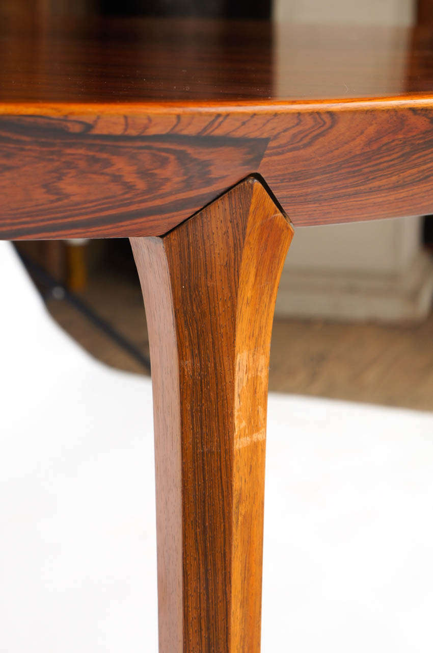 Mahogany Kai Kristiansen Dining Table with Two Board Extensions
