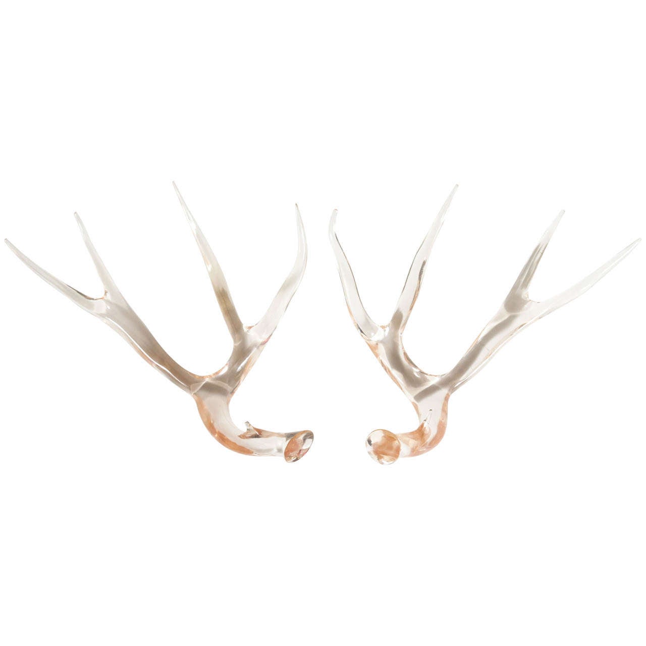 A Lucite Antler