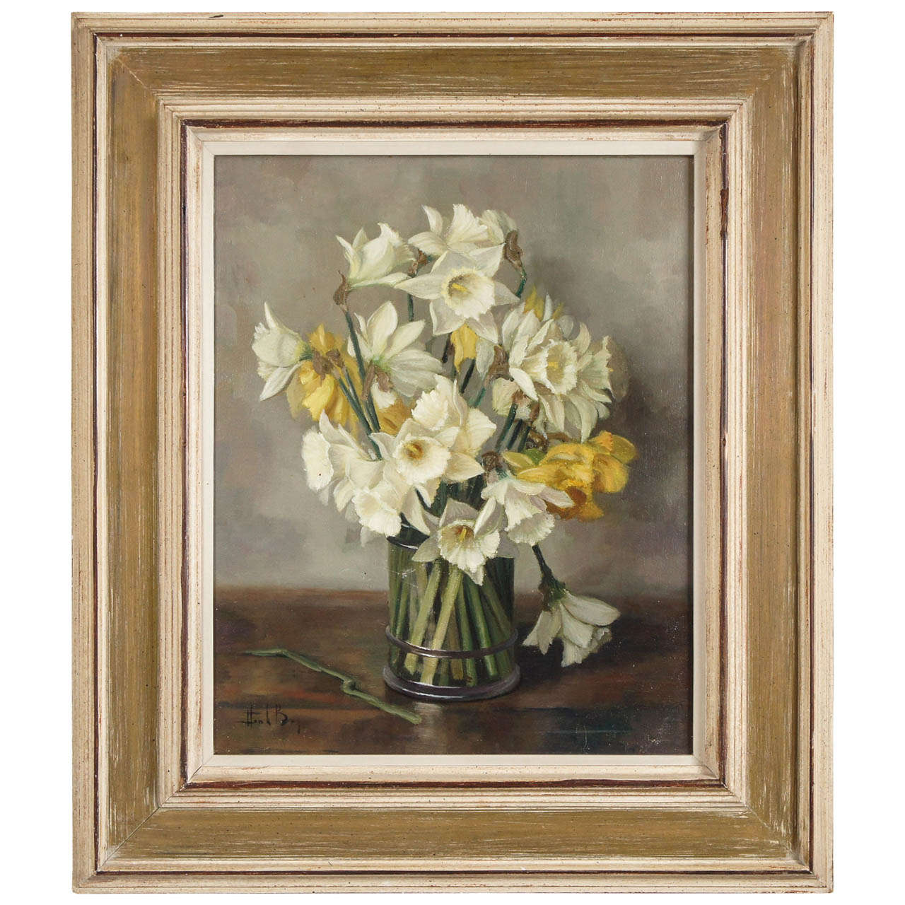 Daffodils Still Life Oil Painting