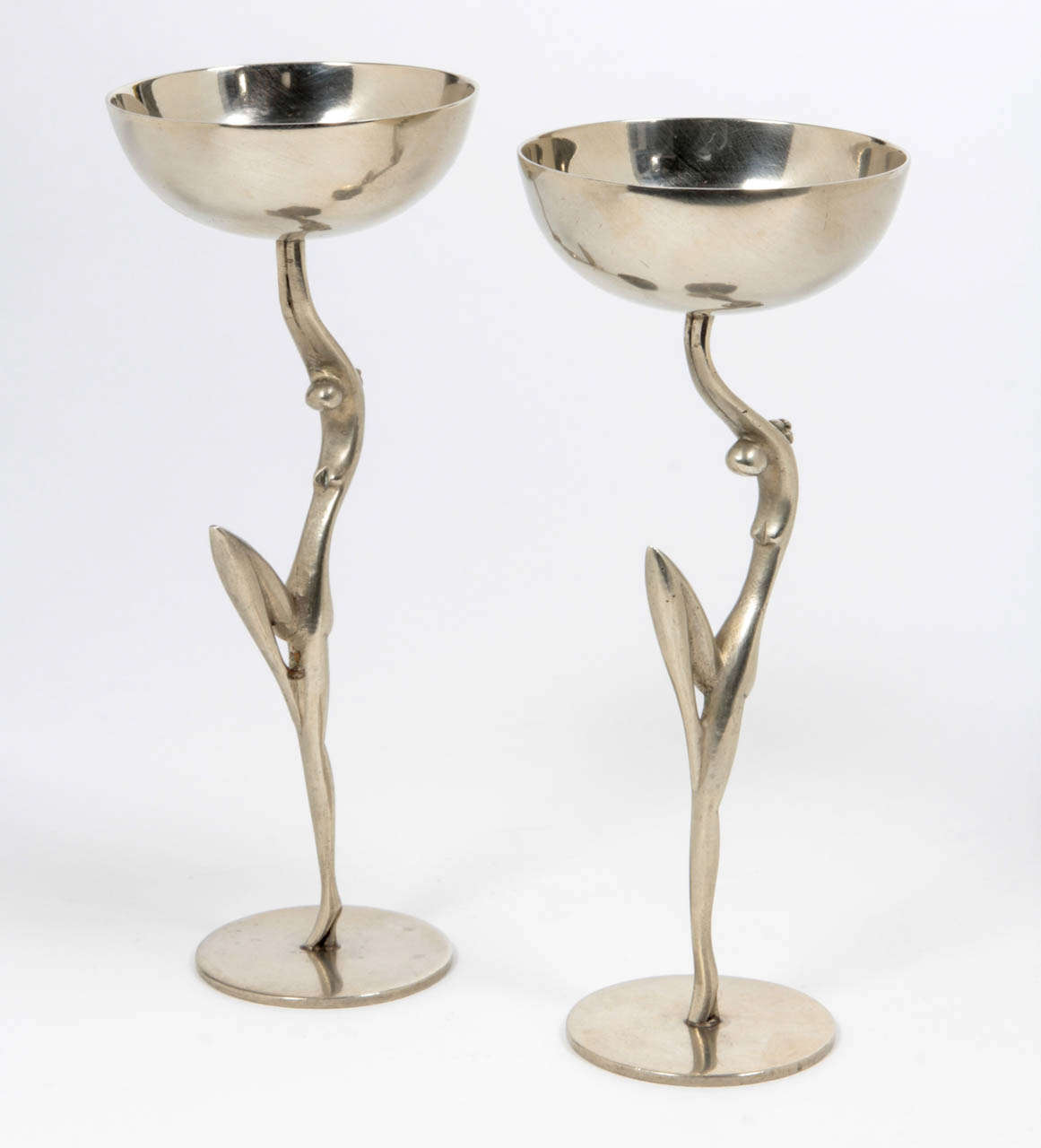 Karl Hagenauer / Hagenauer Werkstätte Pair of Austrian figural cordials c. 1930
