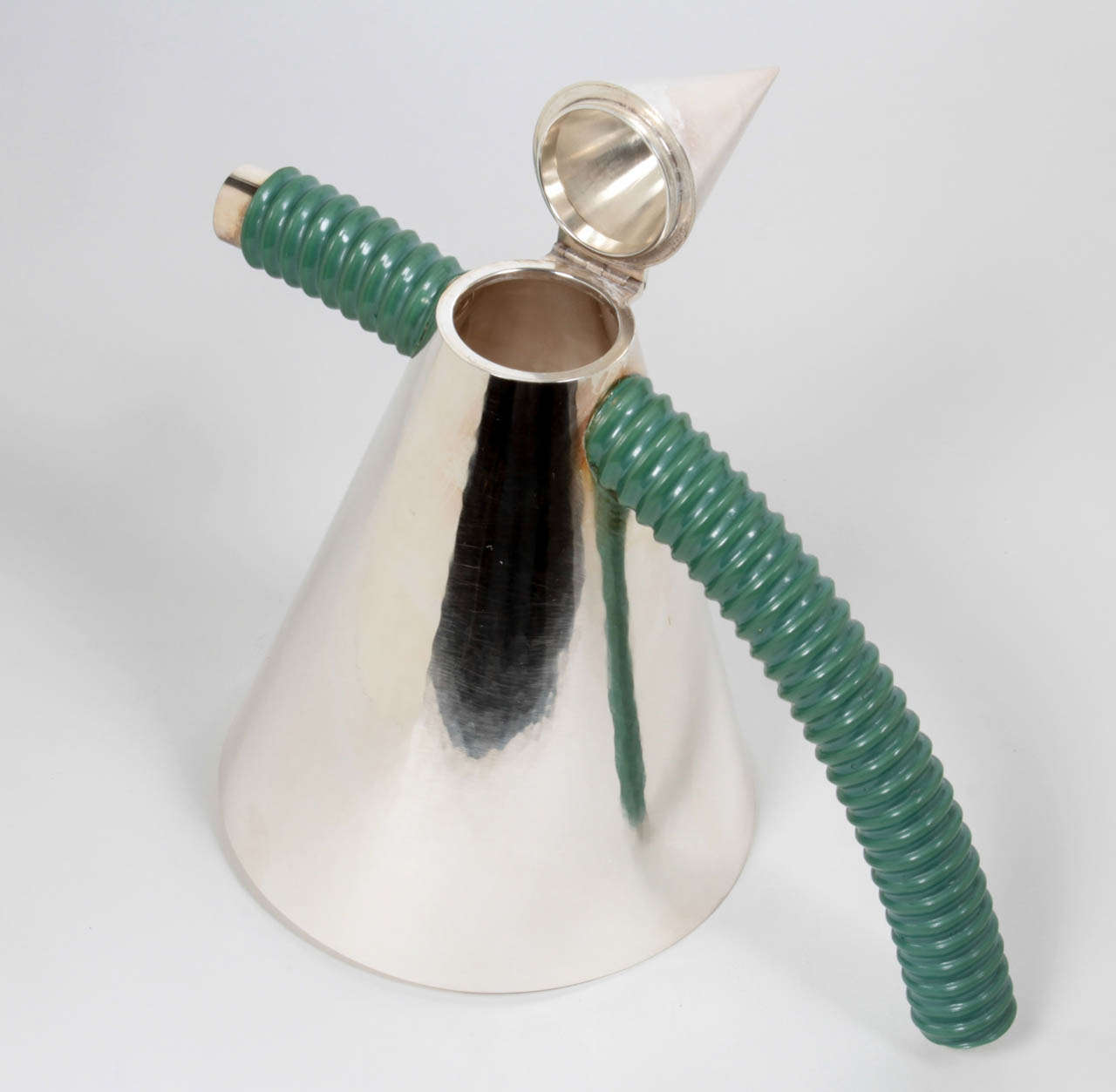 Wolfgang Gessl / Scandinavian Hand Wrought Sterling Silver Pitcher 1996 In Excellent Condition For Sale In New York, NY